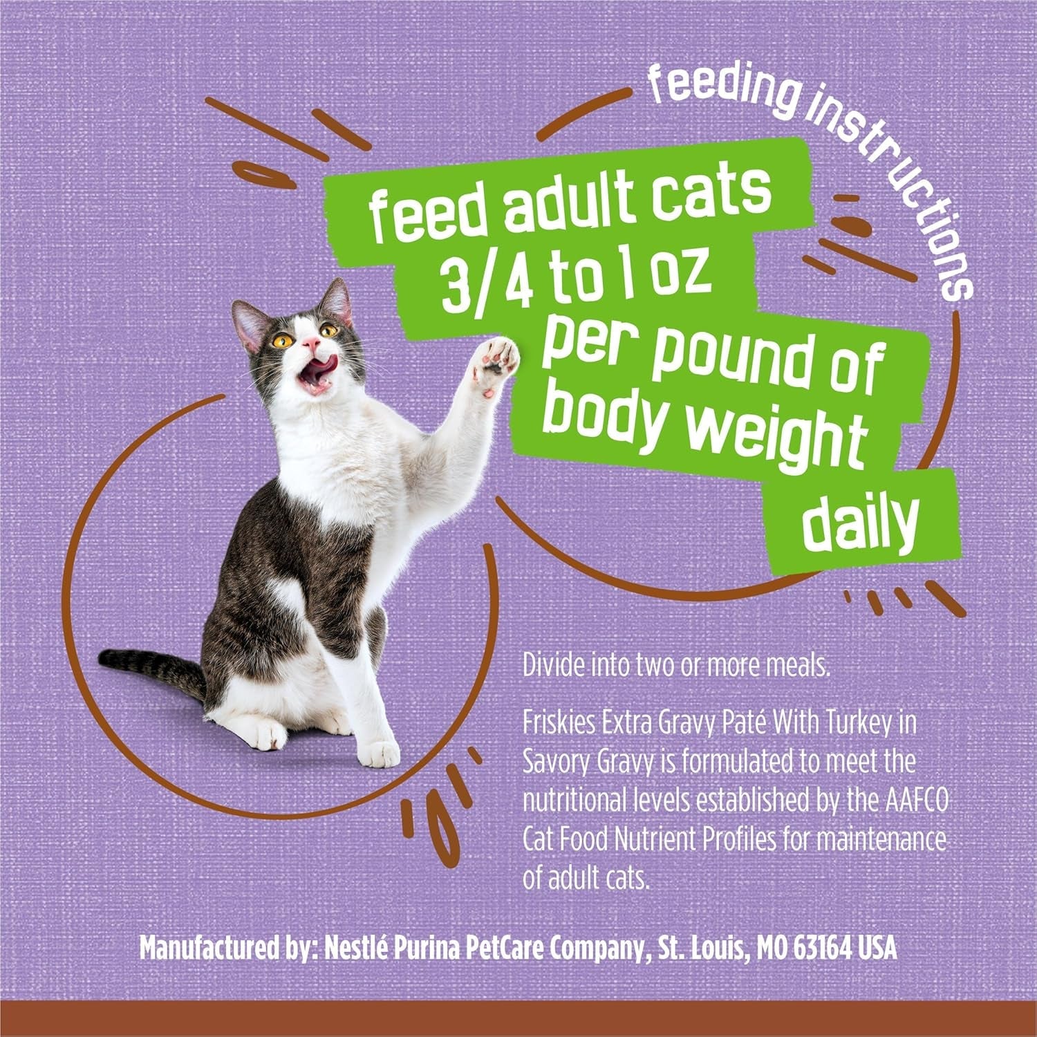 Purina  Wet Cat Food Pate with Turkey in Savory Gravy - Extra Gravy (Pack of 24) 5.5 Oz. Cans