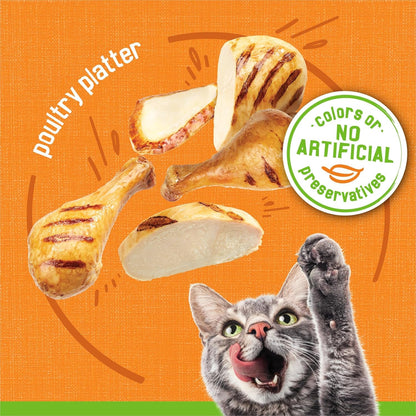 Purina  Wet Cat Food Pate, Poultry Platter - (Pack of 24) 5.5 Oz. Cans