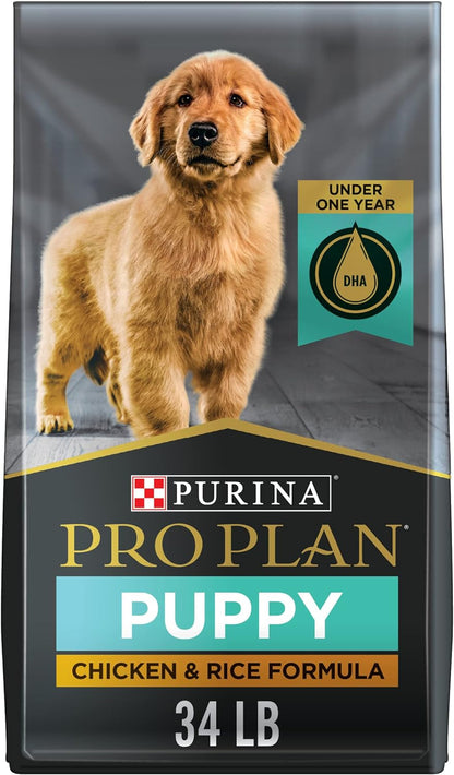 High Protein Dry Puppy Food, Chicken and Rice Formula - 18 Lb. Bag