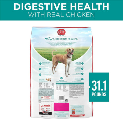 plus Digestive Health Formula Dry Dog Food Natural with Added Vitamins, Minerals and Nutrients - 31.1 Lb. Bag