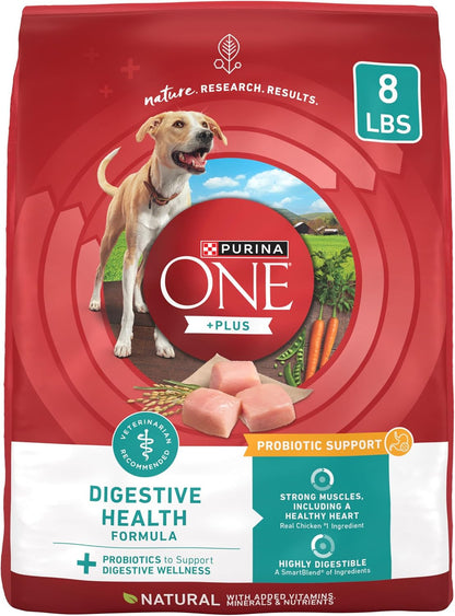 plus Digestive Health Formula Dry Dog Food Natural with Added Vitamins, Minerals and Nutrients - 31.1 Lb. Bag