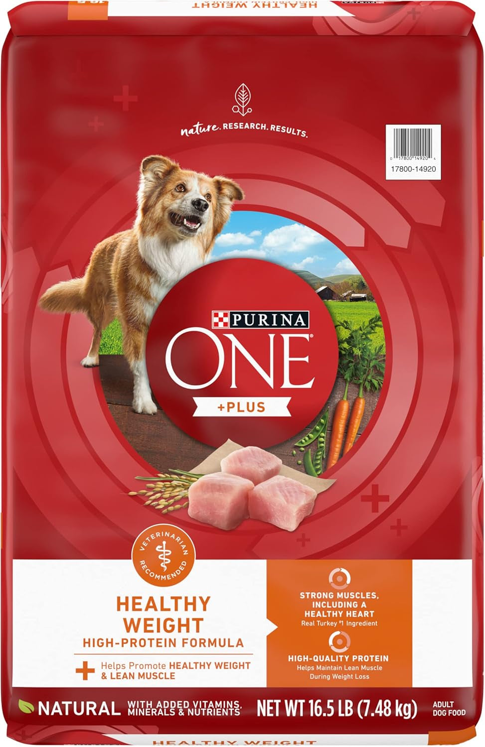 plus Healthy Weight High-Protein Dog Food Dry Formula - 16.5 Lb. Bag