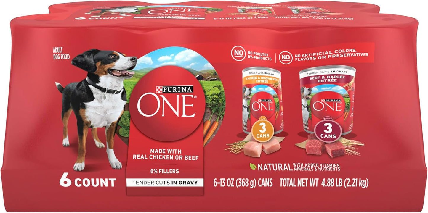 plus Tender Cuts in Gravy Healthy Weight Lamb and Brown Rice Entree in Wet Dog Food Gravy - (Pack of 12) 13 Oz. Cans