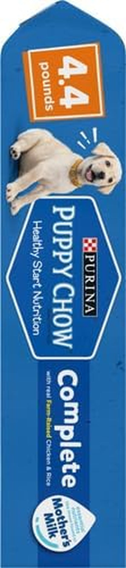 Purina Puppy Chow Dry Dog Food, Complete, Chicken Flavor, 4.4 Lb Bag