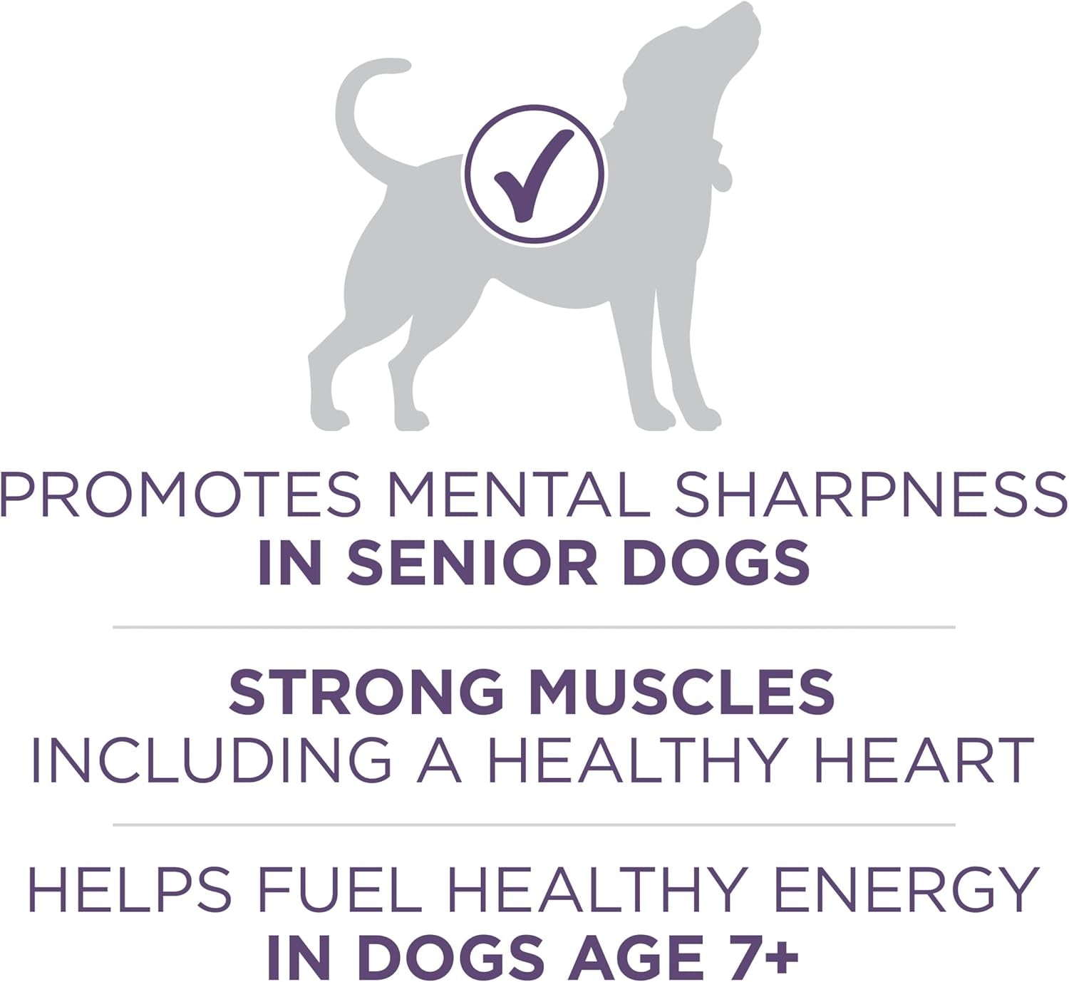 High Protein Dry Senior Dog Food plus Vibrant Maturity Adult 7 plus Formula - 16.5 Lb. Bag