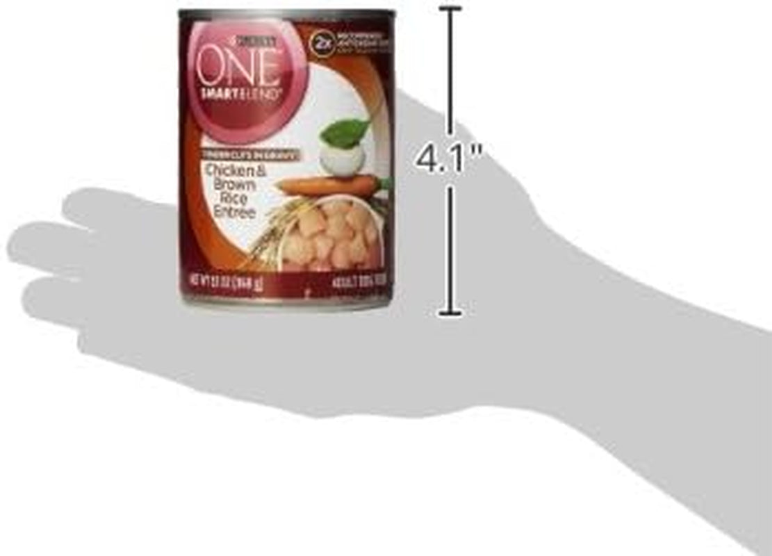Natural High Protein Dog Food, Tender Cuts in Gravy Chicken and Brown Rice Entrée - 13 Ounce (Pack of 12)