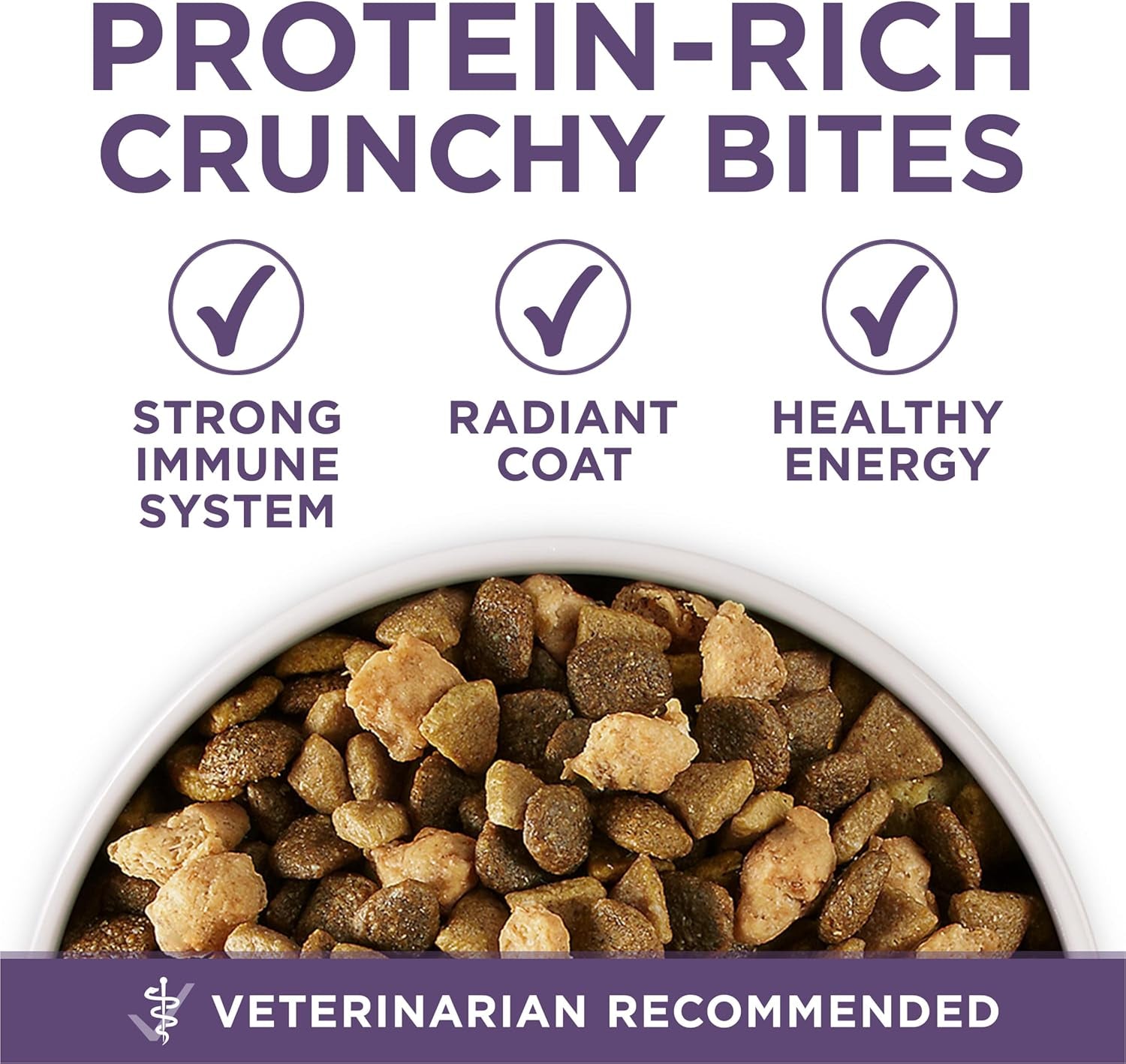 High Protein Dry Senior Dog Food plus Vibrant Maturity Adult 7 plus Formula - (Pack of 4) 4 Lb. Bags