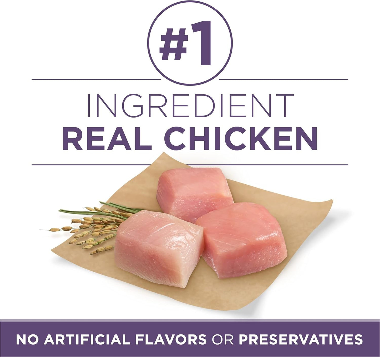 High Protein Dry Senior Dog Food plus Vibrant Maturity Adult 7 plus Formula - (Pack of 4) 4 Lb. Bags