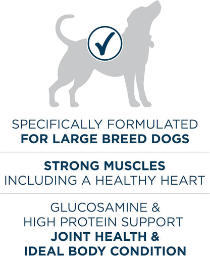 plus Large Breed Adult Dog Food Dry Formula, Real Protein Rich Natural Chicken Flavor - 40 Lb. Bag