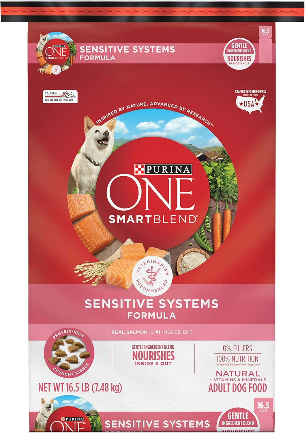Natural, Sensitive Stomach Dry Dog Food, +Plus Skin & Coat Formula - 31.1 Lb. Bag