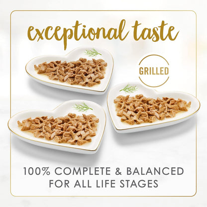 Purina  Grilled Wet Cat Food Seafood Collection in Wet Cat Food Variety Pack - (Pack of 24) 3 Oz. Cans