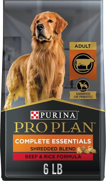 Complete Essentials Shredded Blend Chicken and Rice Dog Food Dry Formula with Probiotics for Dogs - 35 Lb. Bag