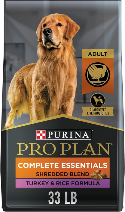 Complete Essentials Shredded Blend Chicken and Rice Dog Food Dry Formula with Probiotics for Dogs - 35 Lb. Bag