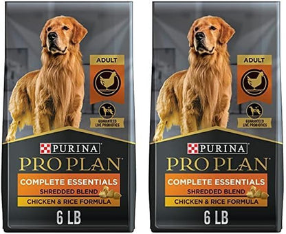 Complete Essentials Shredded Blend Chicken and Rice Dog Food Dry Formula with Probiotics for Dogs - 35 Lb. Bag